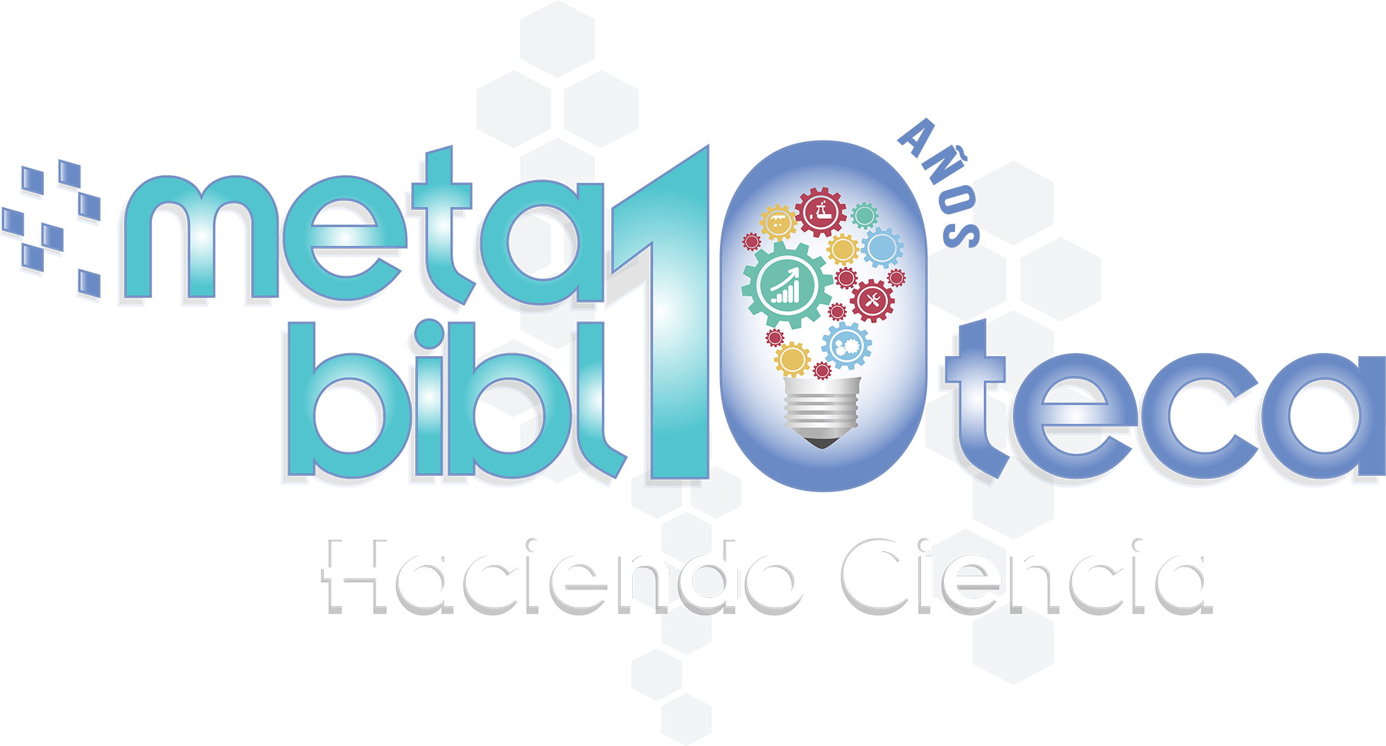 Logo 10 años Metabiblioteca